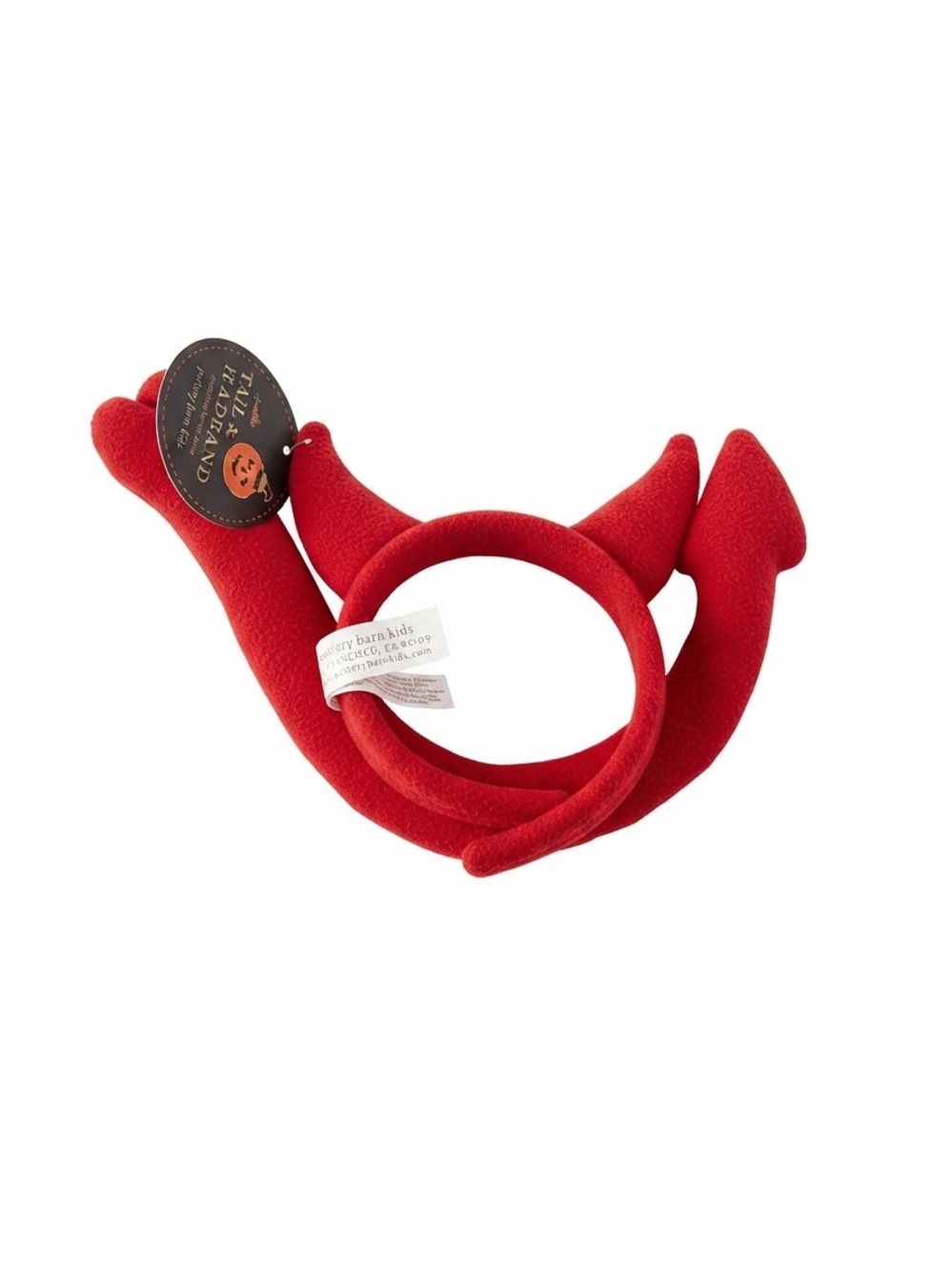 Pottery Barn Kids Devil Tail & Headband Costume Set - NWT